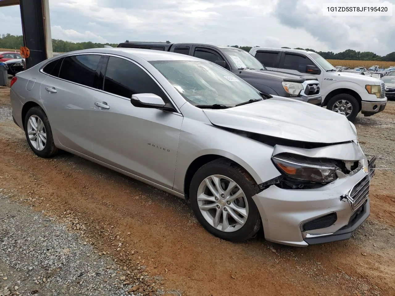 2018 Chevrolet Malibu Lt VIN: 1G1ZD5ST8JF195420 Lot: 64543874