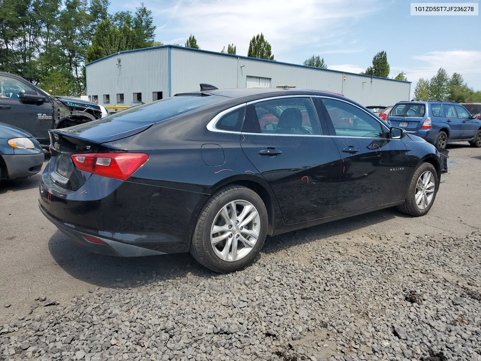 2018 Chevrolet Malibu Lt VIN: 1G1ZD5ST7JF236278 Lot: 64842444