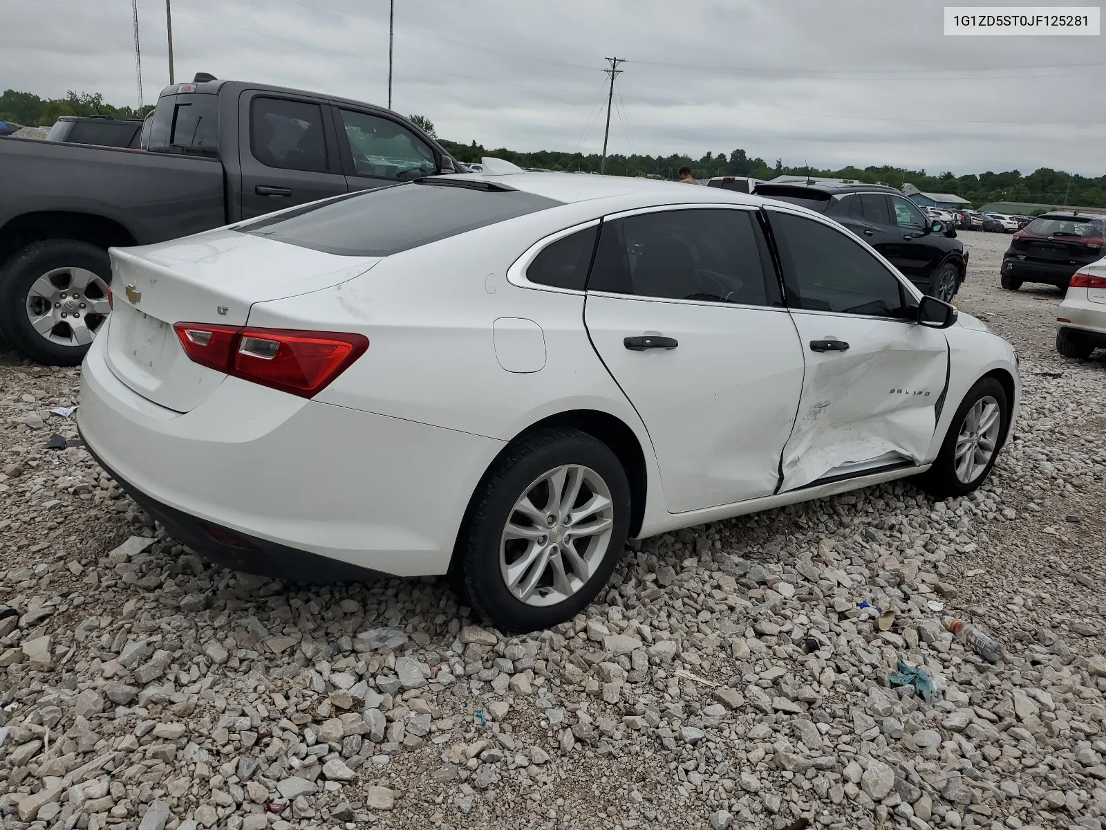 2018 Chevrolet Malibu Lt VIN: 1G1ZD5ST0JF125281 Lot: 65371374