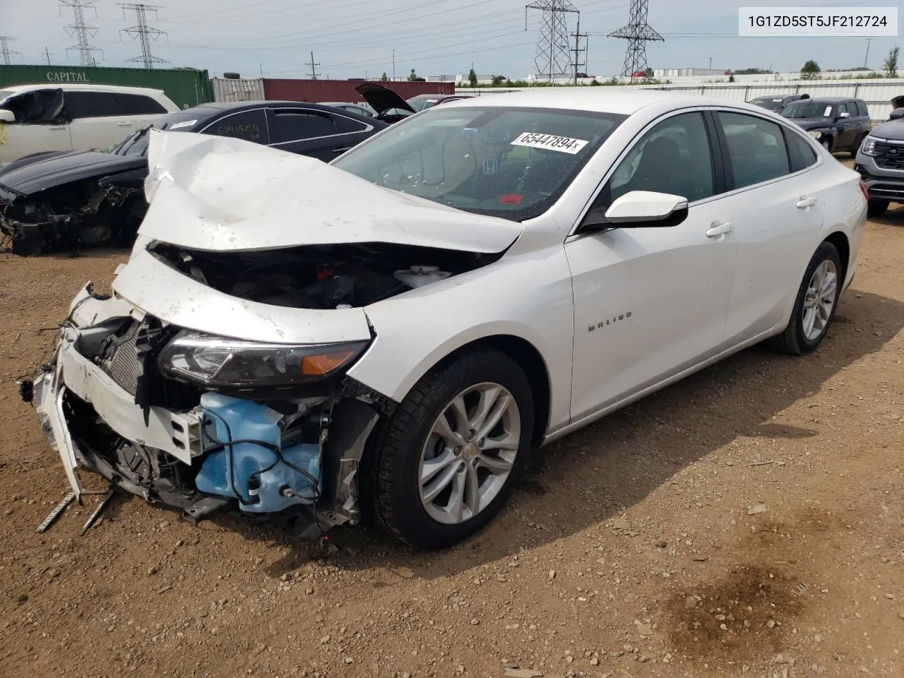 2018 Chevrolet Malibu Lt VIN: 1G1ZD5ST5JF212724 Lot: 65447894