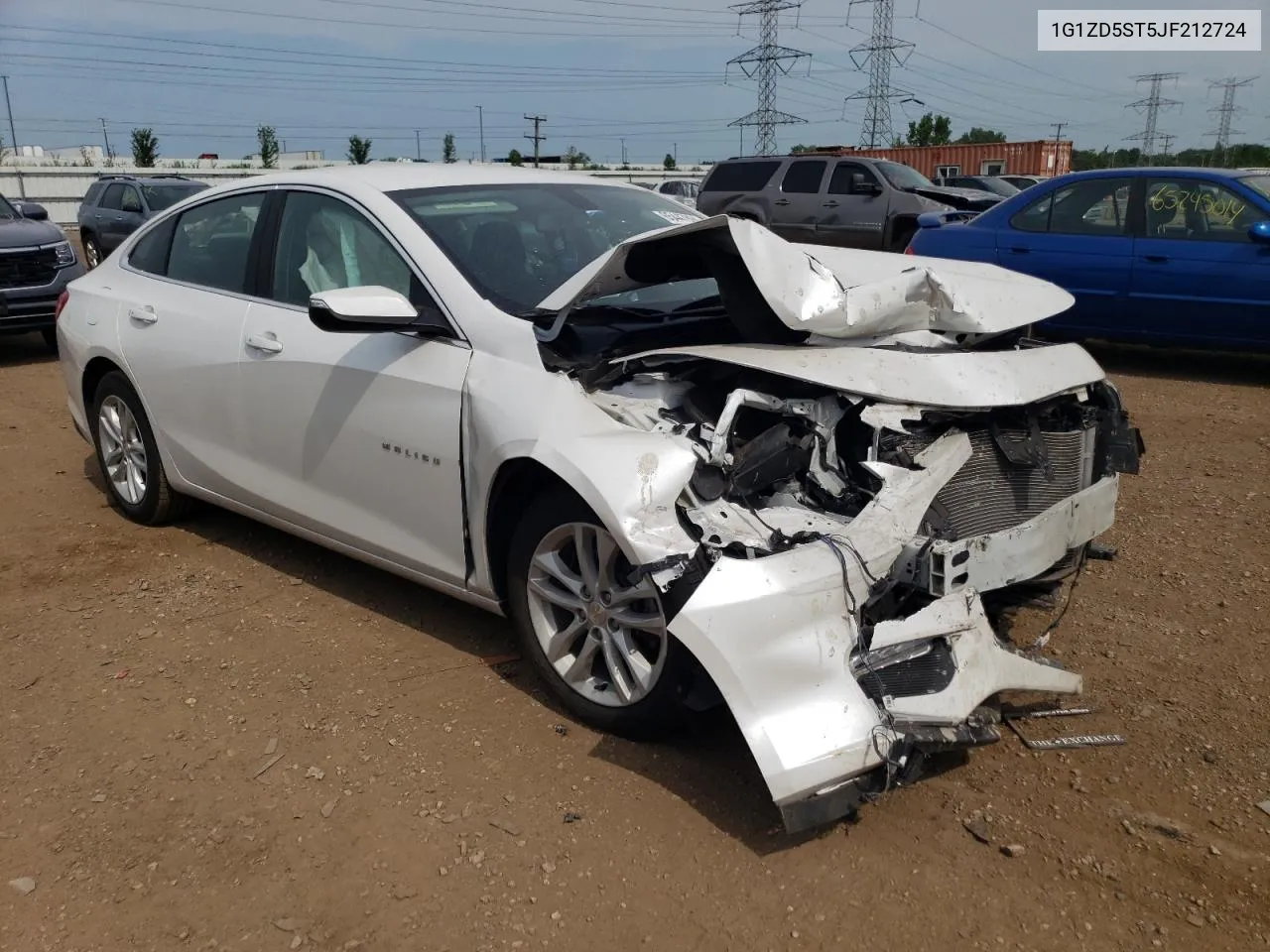 2018 Chevrolet Malibu Lt VIN: 1G1ZD5ST5JF212724 Lot: 65447894