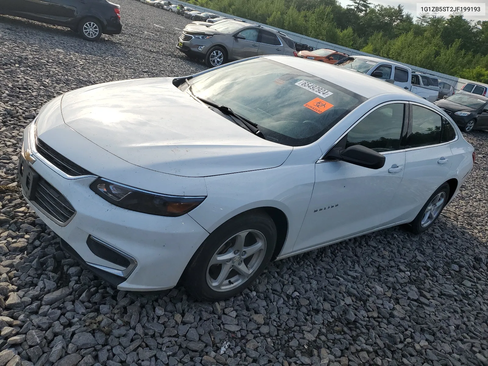 2018 Chevrolet Malibu Ls VIN: 1G1ZB5ST2JF199193 Lot: 65492924