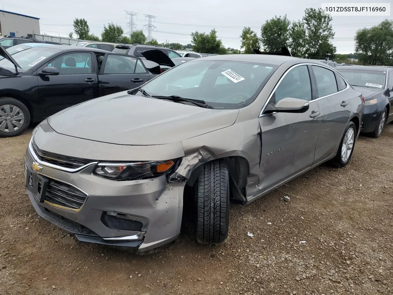 1G1ZD5ST8JF116960 2018 Chevrolet Malibu Lt