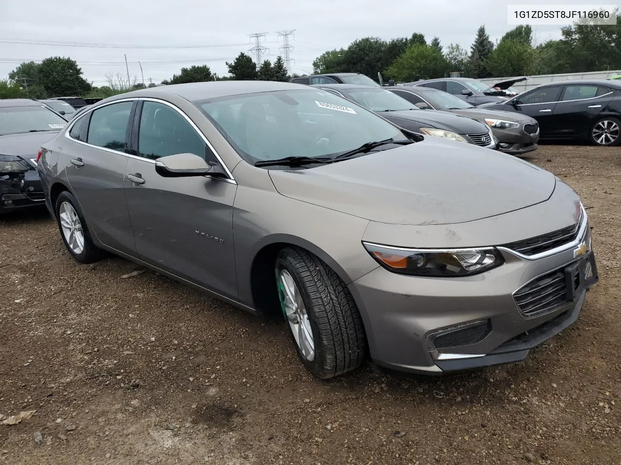 2018 Chevrolet Malibu Lt VIN: 1G1ZD5ST8JF116960 Lot: 65653324