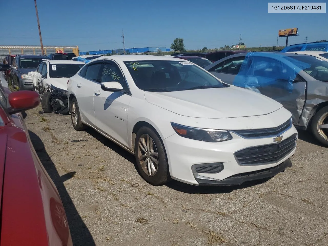 1G1ZD5ST7JF219481 2018 Chevrolet Malibu Lt