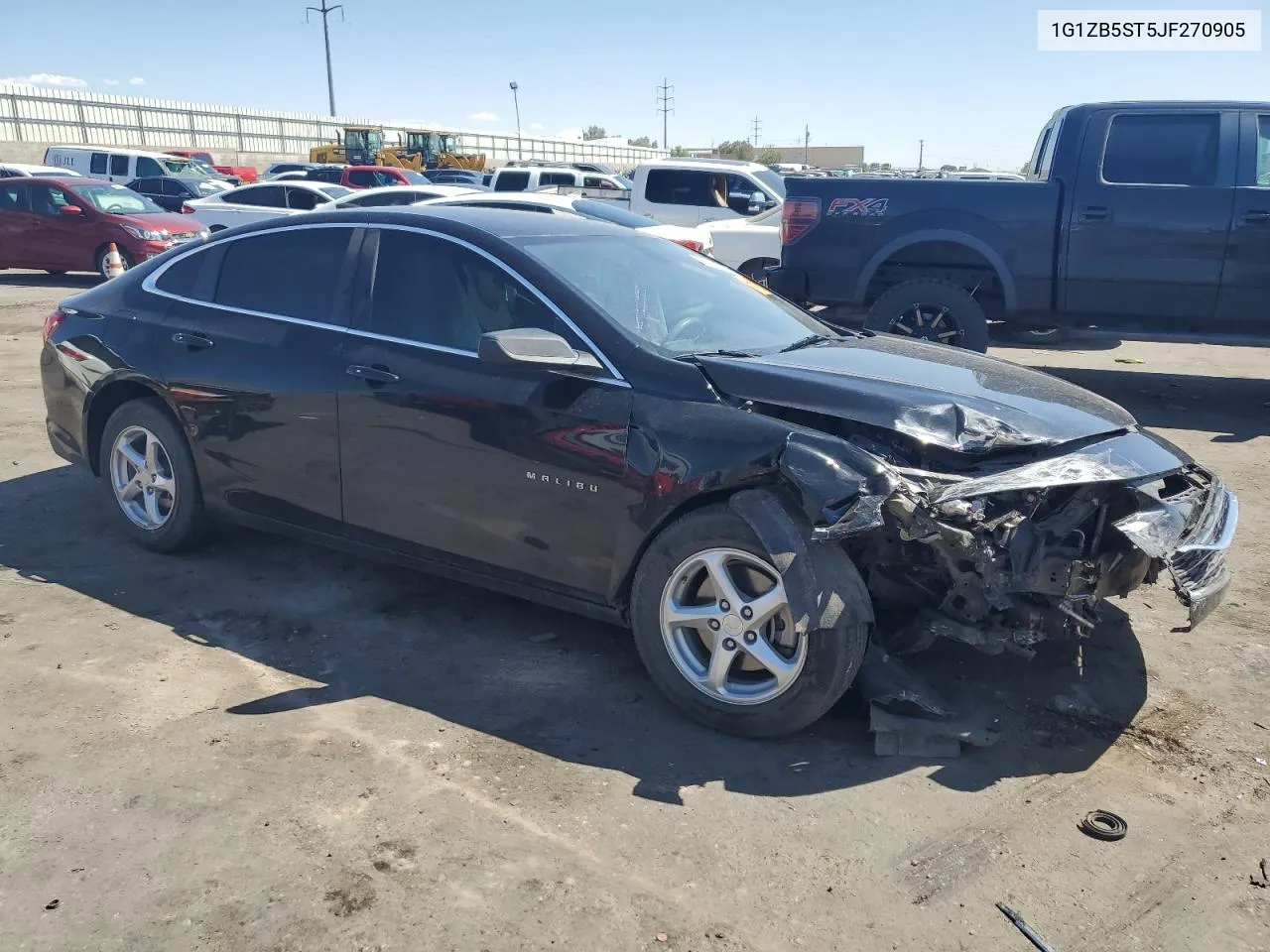 1G1ZB5ST5JF270905 2018 Chevrolet Malibu Ls