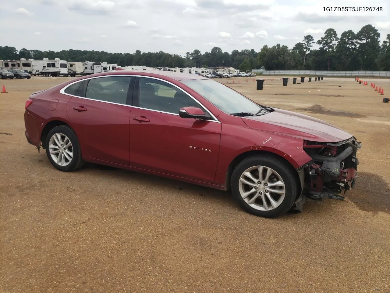 2018 Chevrolet Malibu Lt VIN: 1G1ZD5ST5JF126748 Lot: 66085814