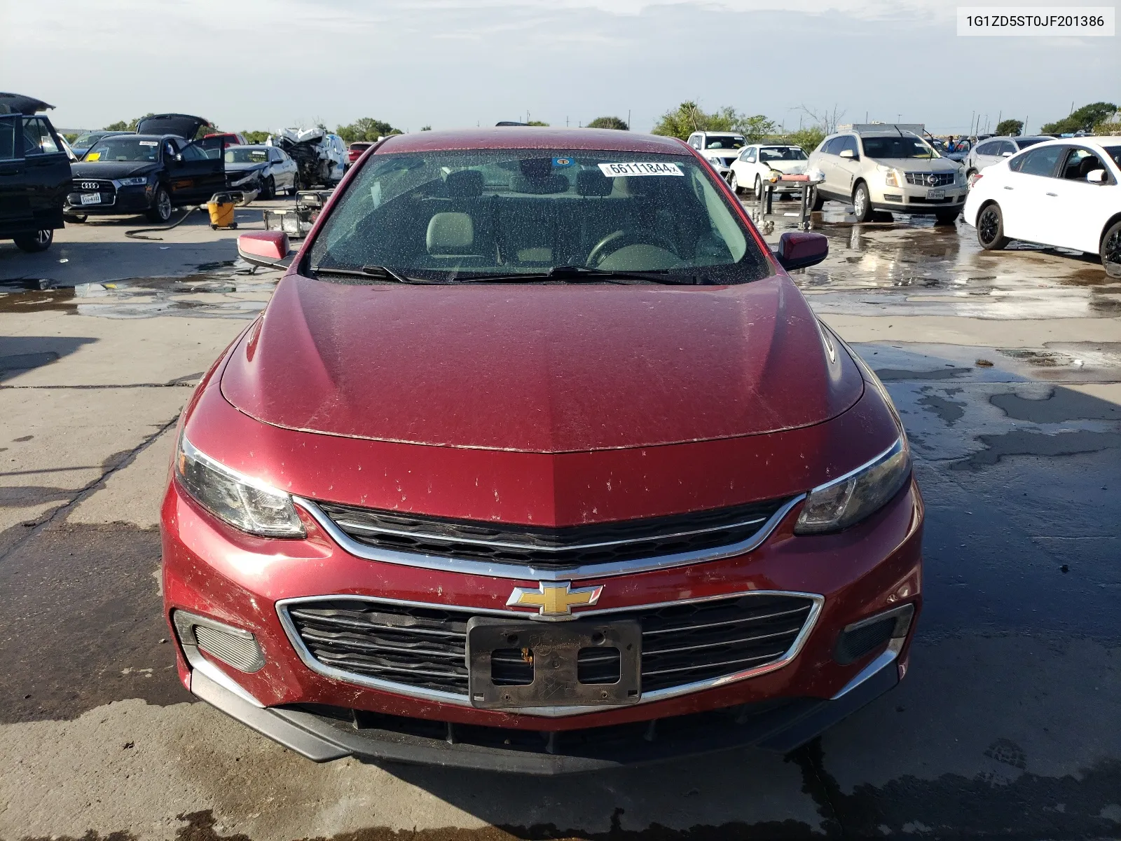 2018 Chevrolet Malibu Lt VIN: 1G1ZD5ST0JF201386 Lot: 66111844