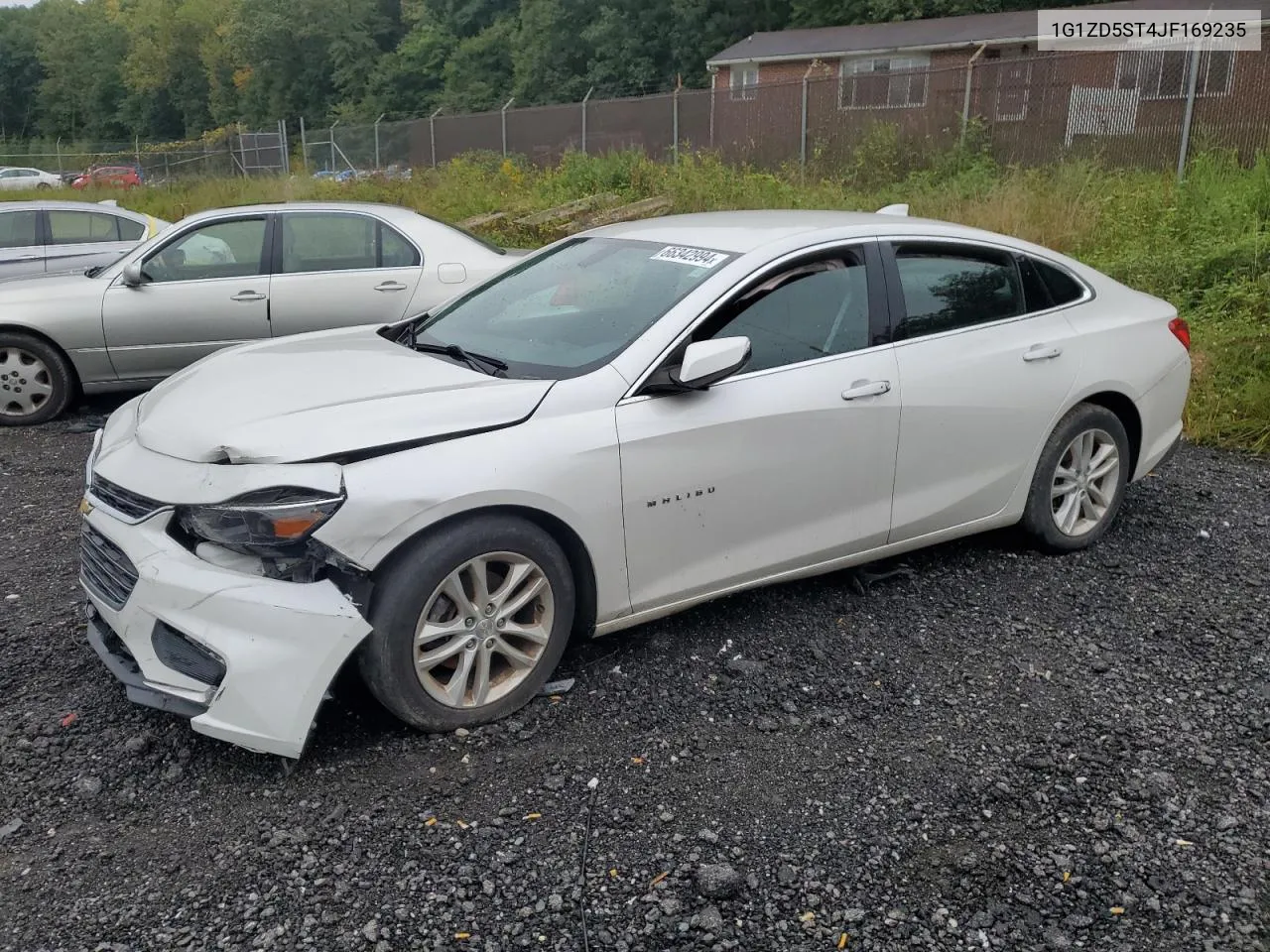 2018 Chevrolet Malibu Lt VIN: 1G1ZD5ST4JF169235 Lot: 66342994