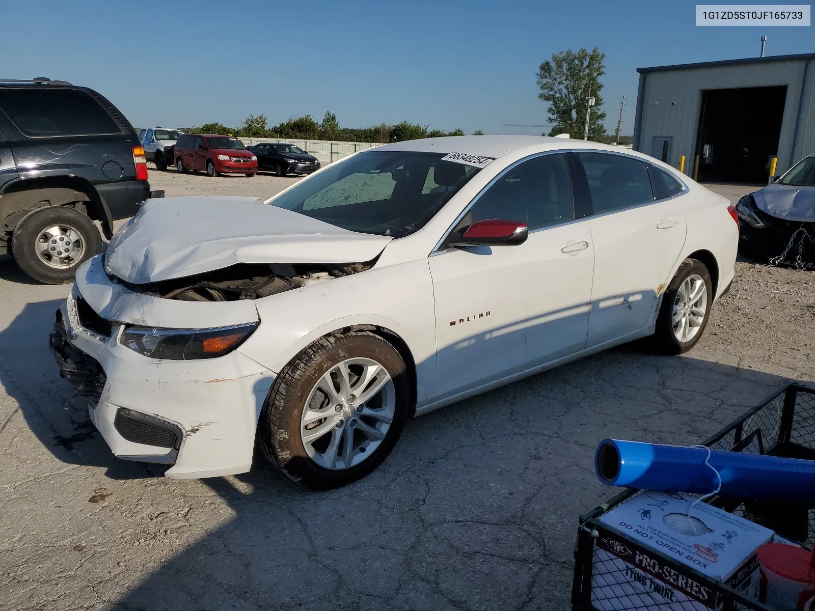 2018 Chevrolet Malibu Lt VIN: 1G1ZD5ST0JF165733 Lot: 66348254