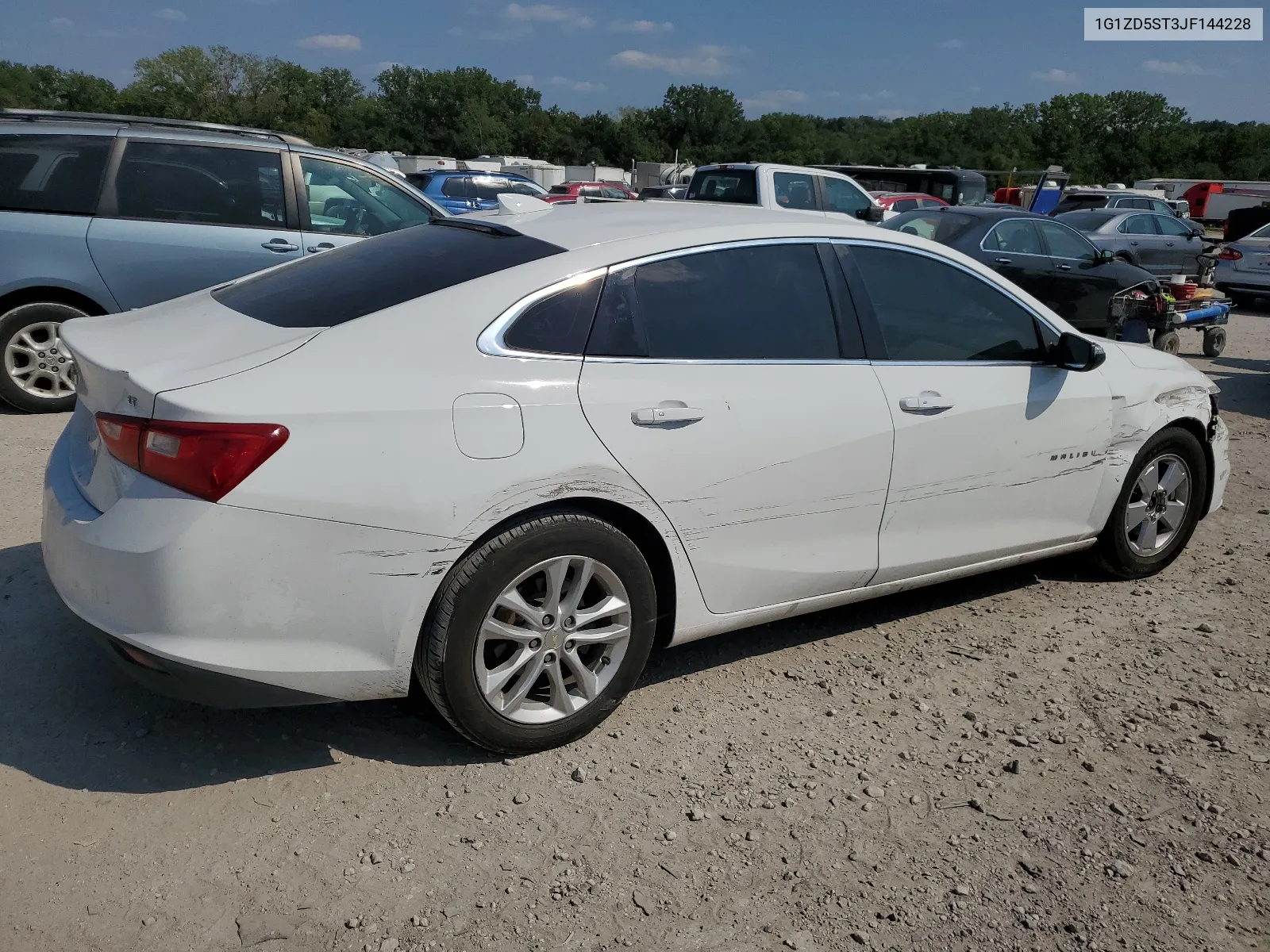 2018 Chevrolet Malibu Lt VIN: 1G1ZD5ST3JF144228 Lot: 66365774