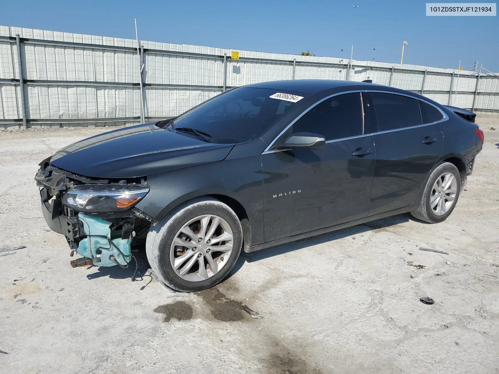 2018 Chevrolet Malibu Lt VIN: 1G1ZD5STXJF121934 Lot: 66386264