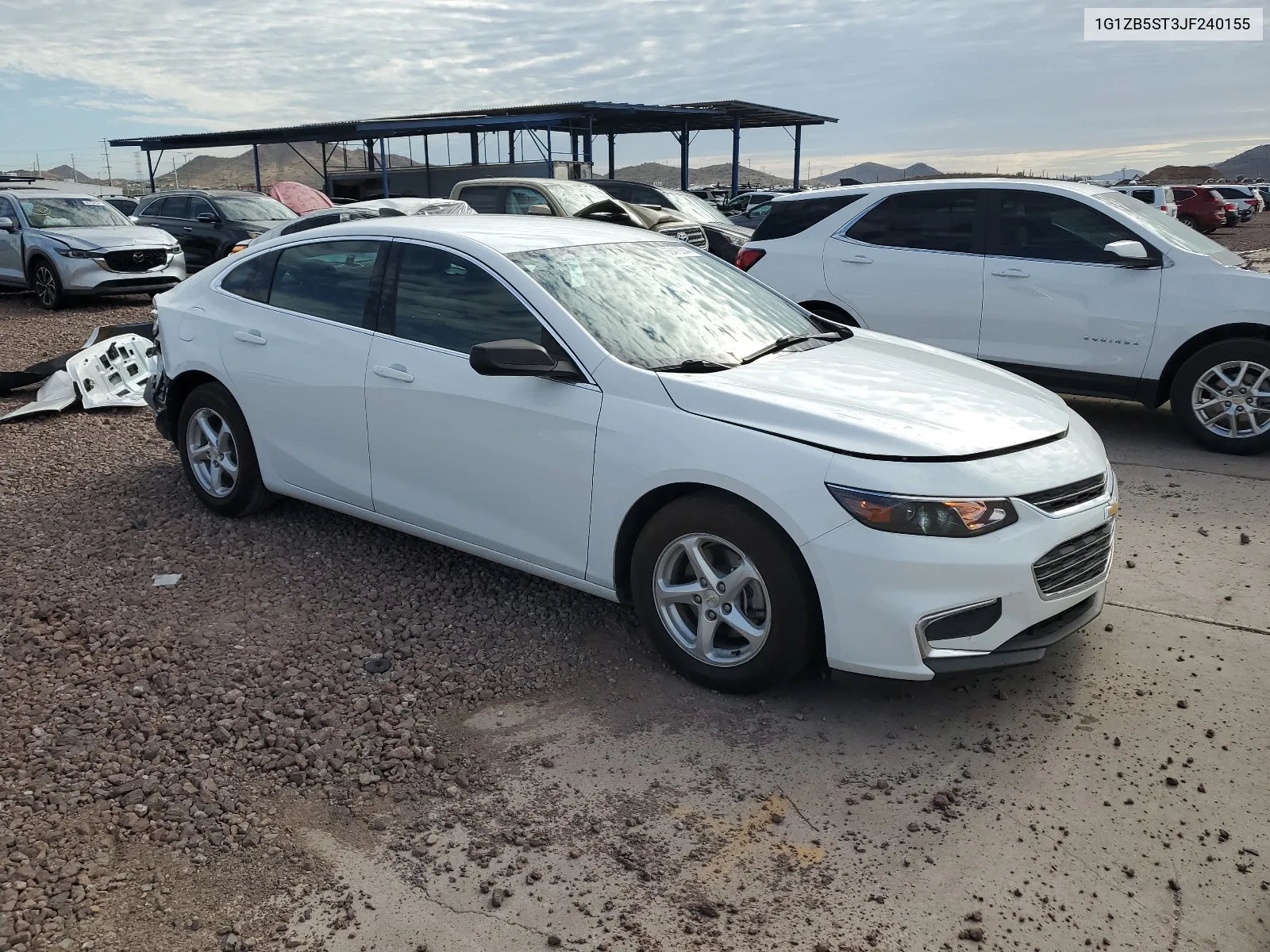 2018 Chevrolet Malibu Ls VIN: 1G1ZB5ST3JF240155 Lot: 66415644