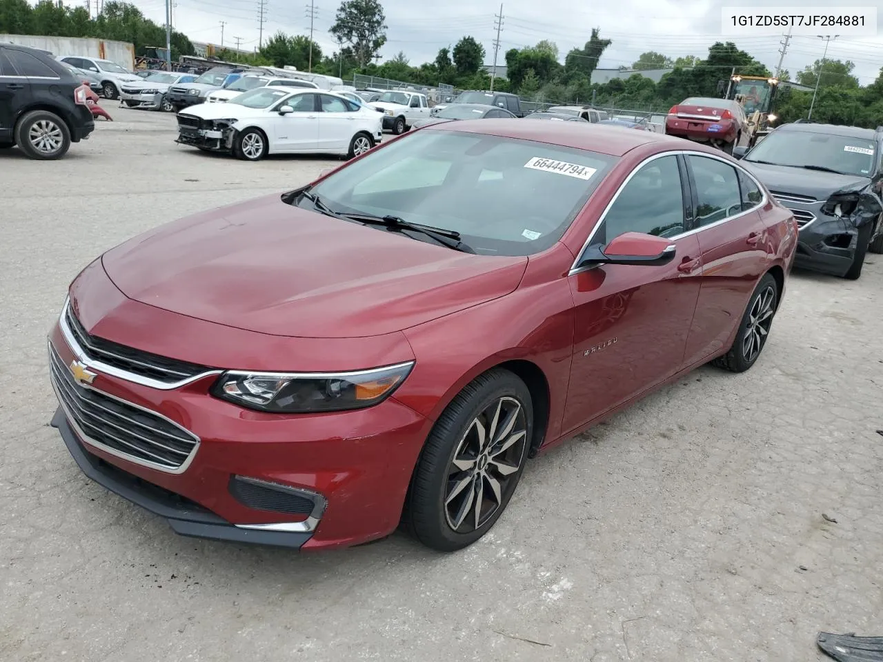 2018 Chevrolet Malibu Lt VIN: 1G1ZD5ST7JF284881 Lot: 66444794