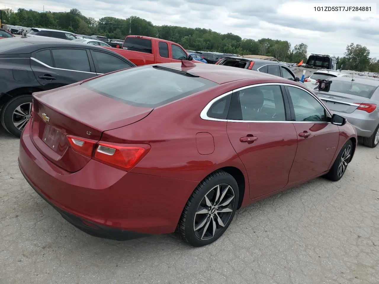 2018 Chevrolet Malibu Lt VIN: 1G1ZD5ST7JF284881 Lot: 66444794