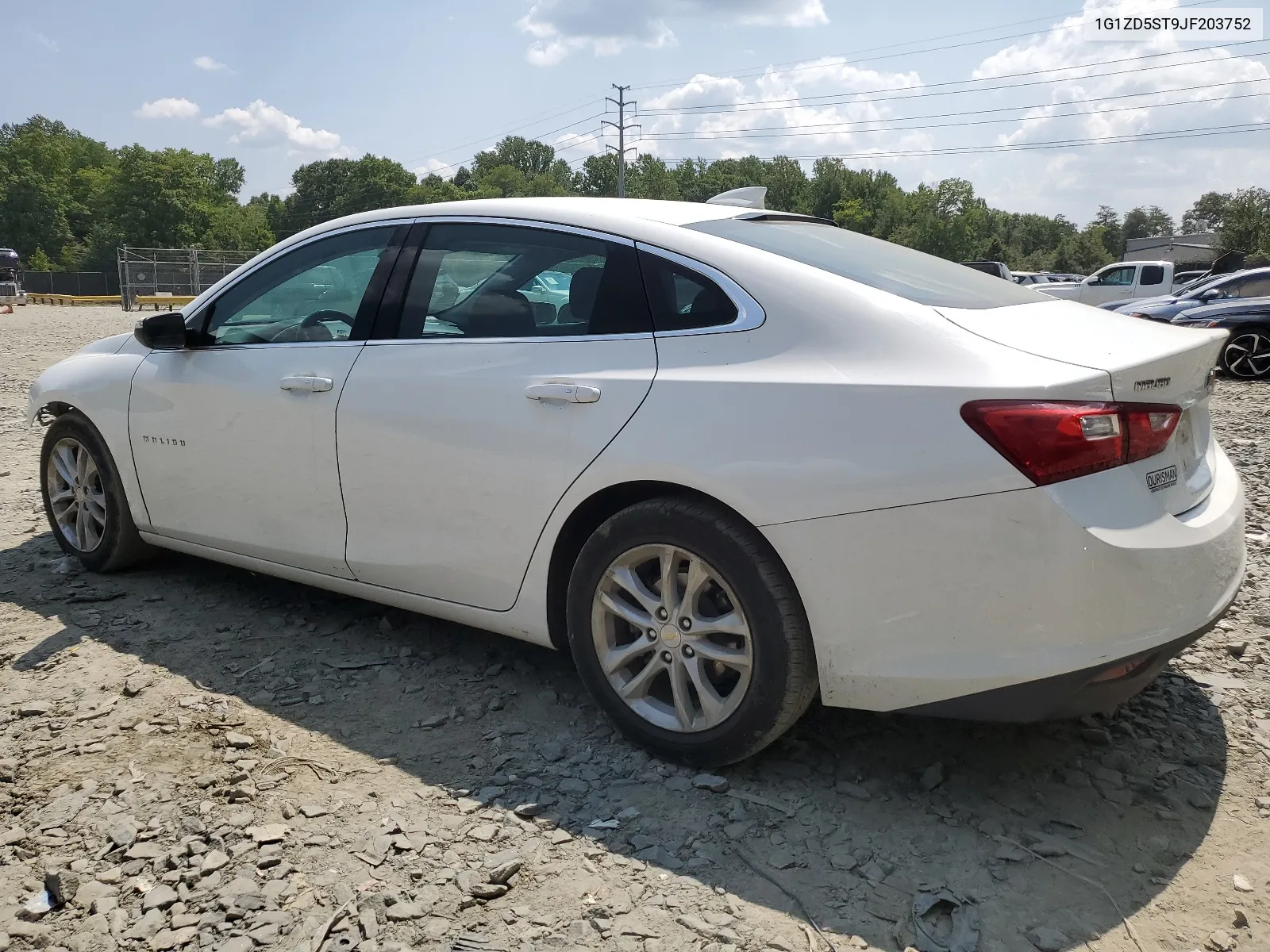 2018 Chevrolet Malibu Lt VIN: 1G1ZD5ST9JF203752 Lot: 66503074