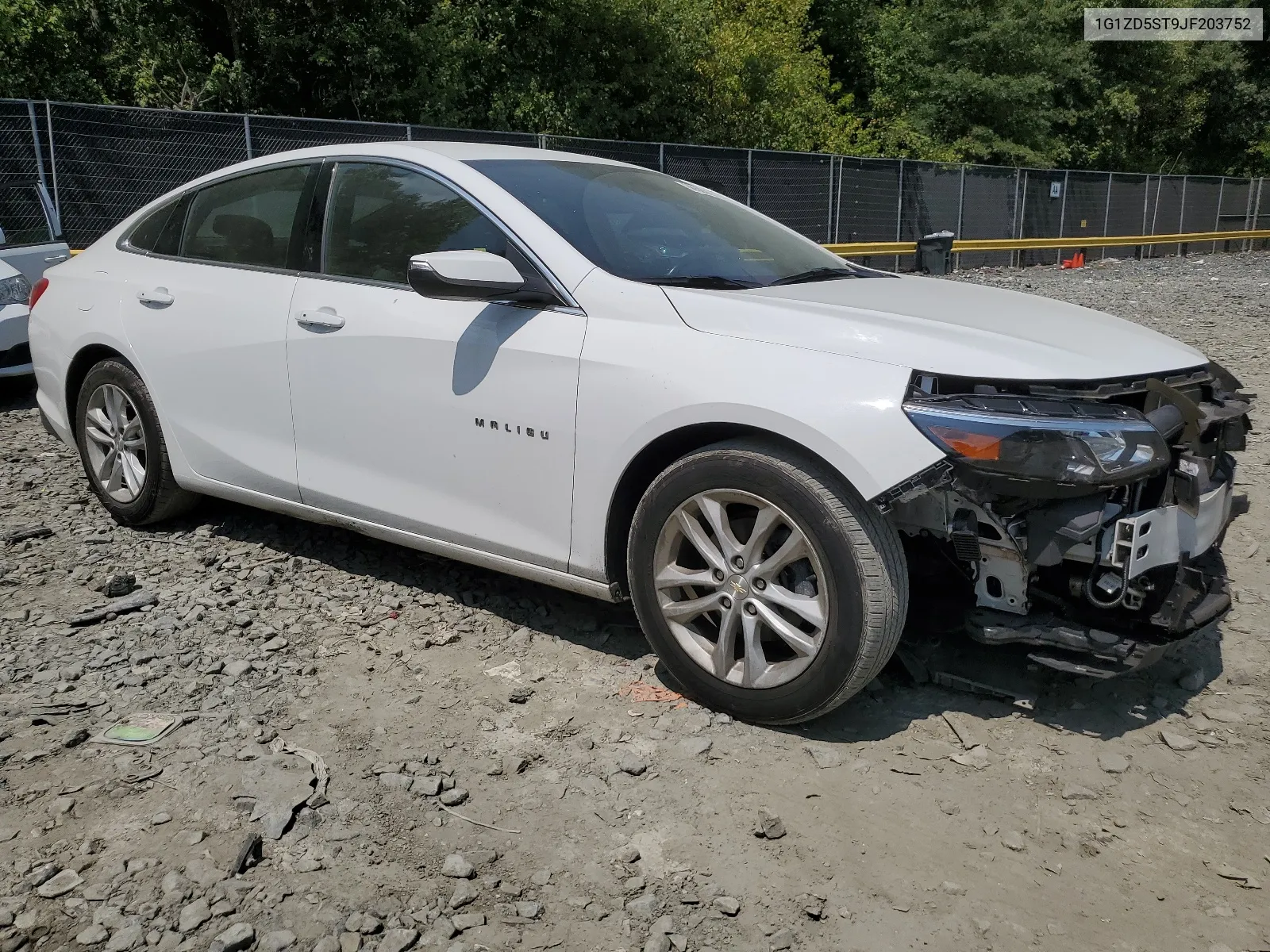 2018 Chevrolet Malibu Lt VIN: 1G1ZD5ST9JF203752 Lot: 66503074