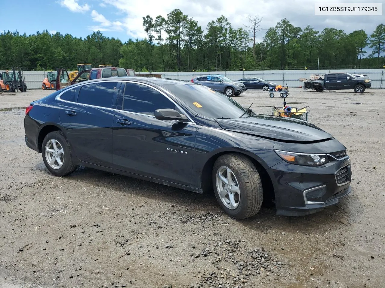 2018 Chevrolet Malibu Ls VIN: 1G1ZB5ST9JF179345 Lot: 66516104