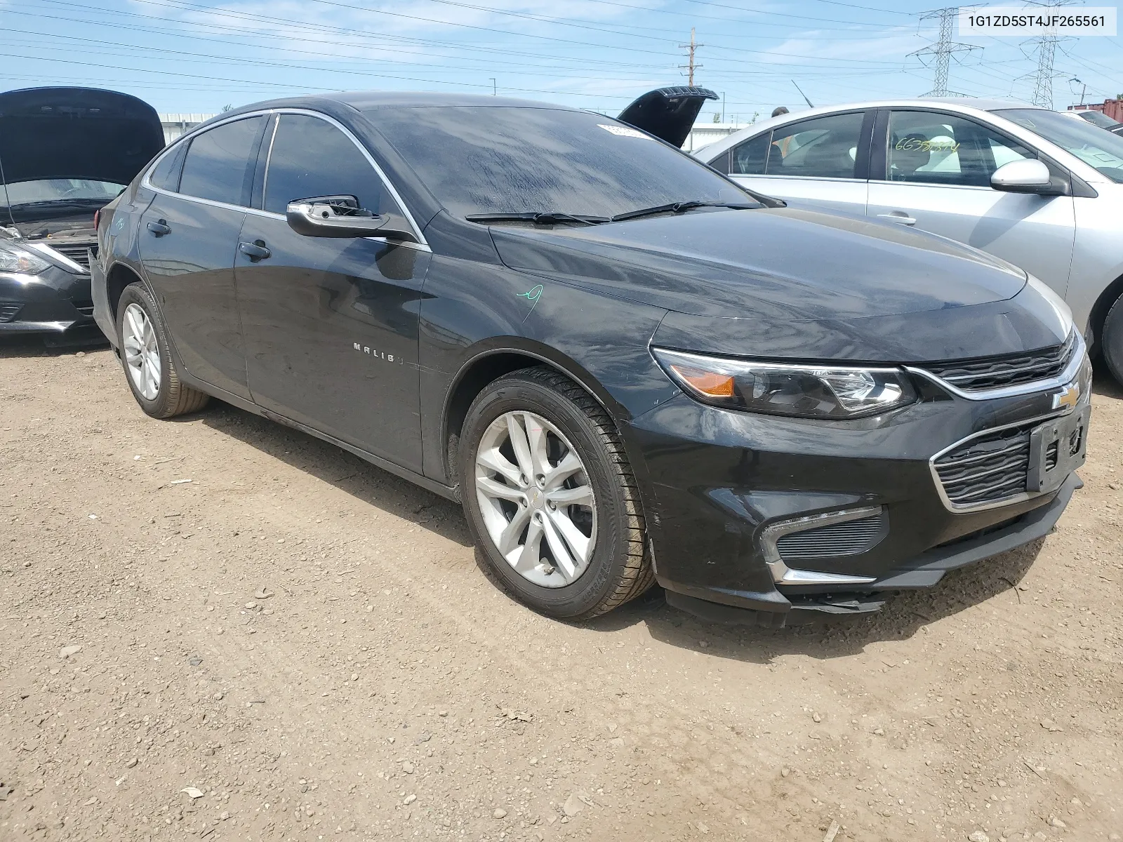 1G1ZD5ST4JF265561 2018 Chevrolet Malibu Lt