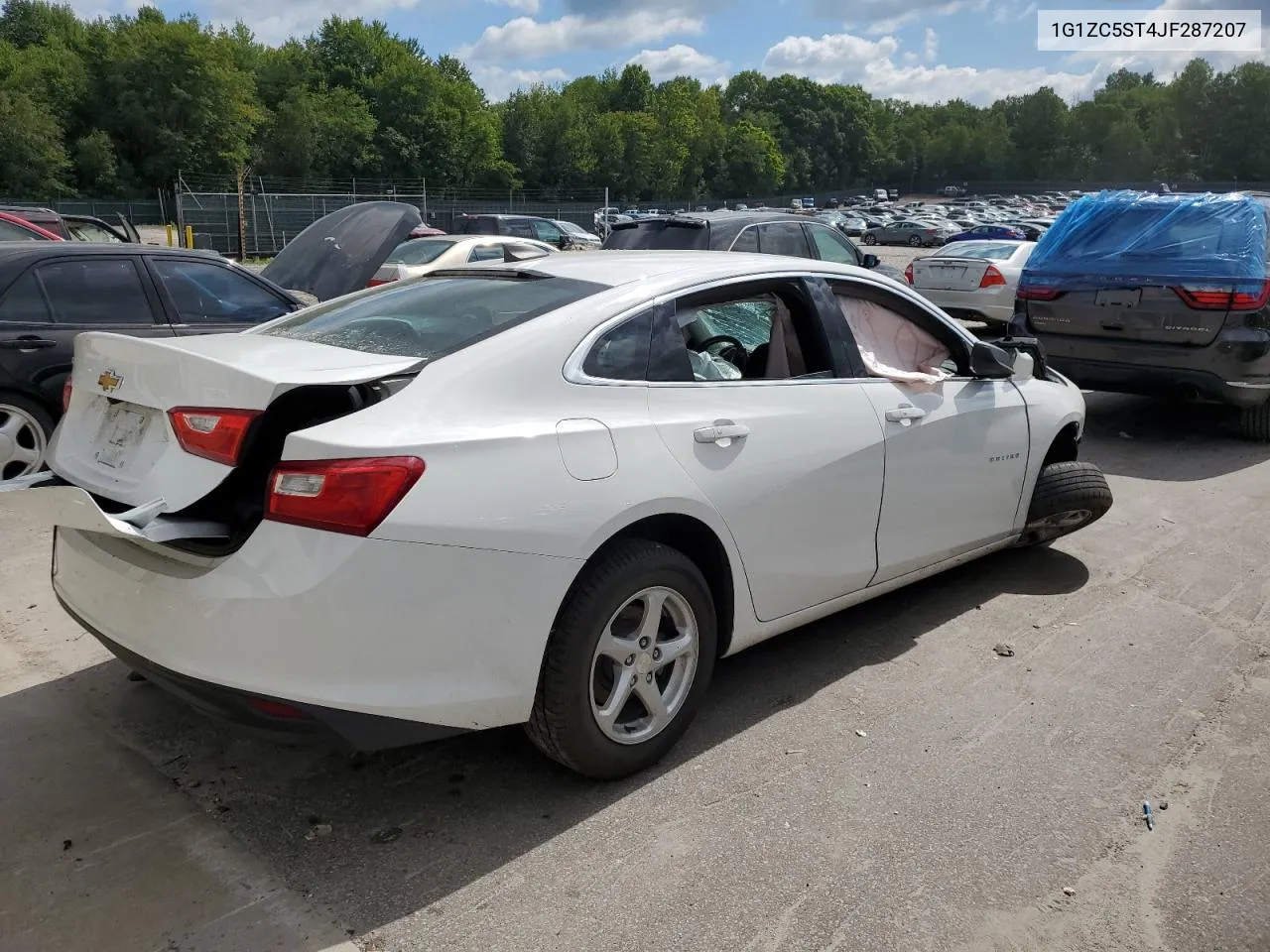 2018 Chevrolet Malibu Ls VIN: 1G1ZC5ST4JF287207 Lot: 66970554