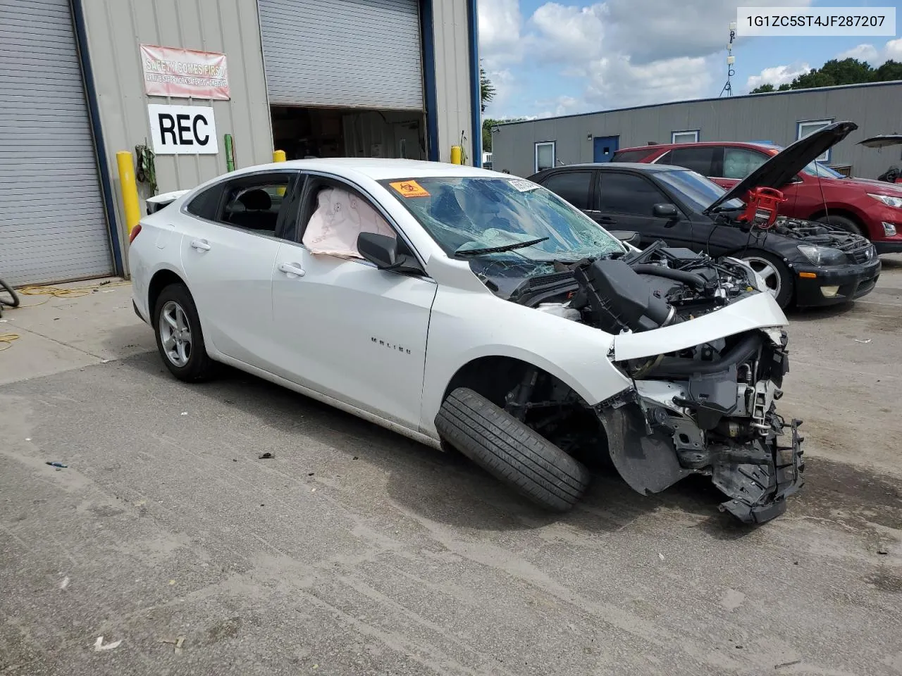 2018 Chevrolet Malibu Ls VIN: 1G1ZC5ST4JF287207 Lot: 66970554