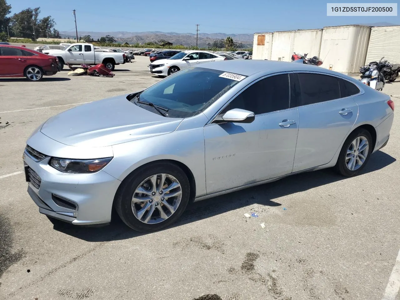 2018 Chevrolet Malibu Lt VIN: 1G1ZD5ST0JF200500 Lot: 67035904