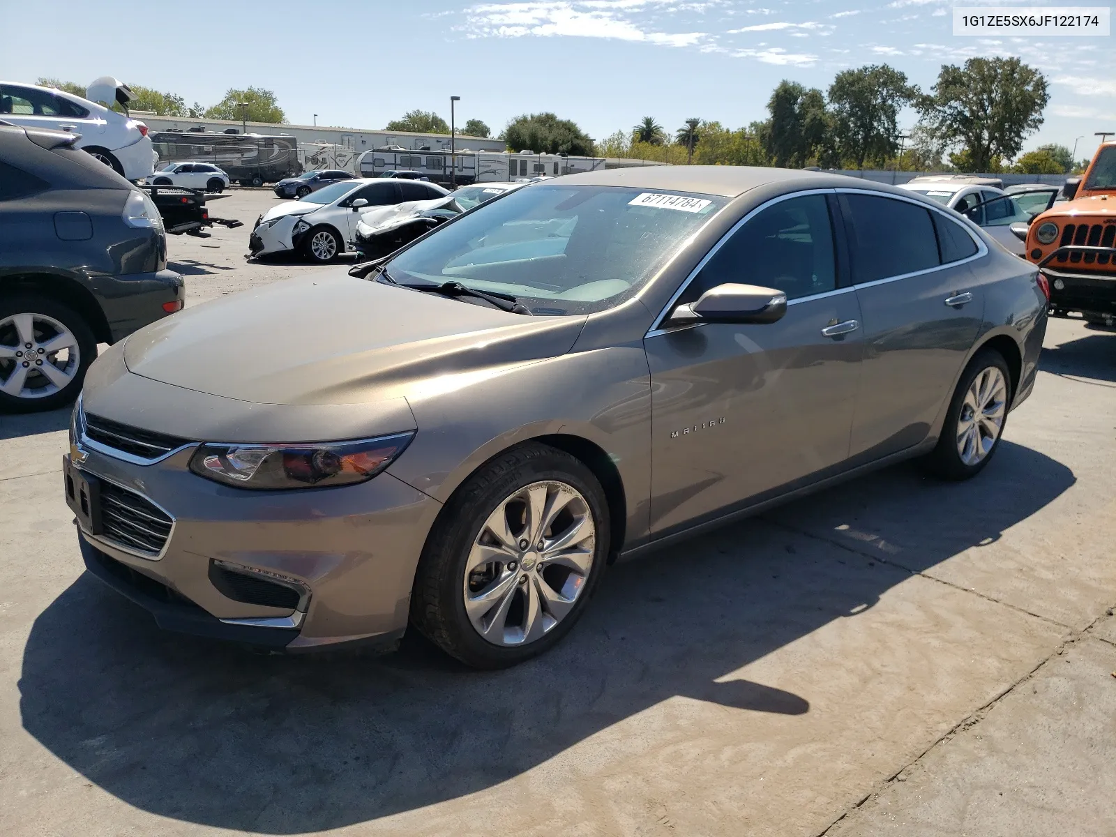 1G1ZE5SX6JF122174 2018 Chevrolet Malibu Premier