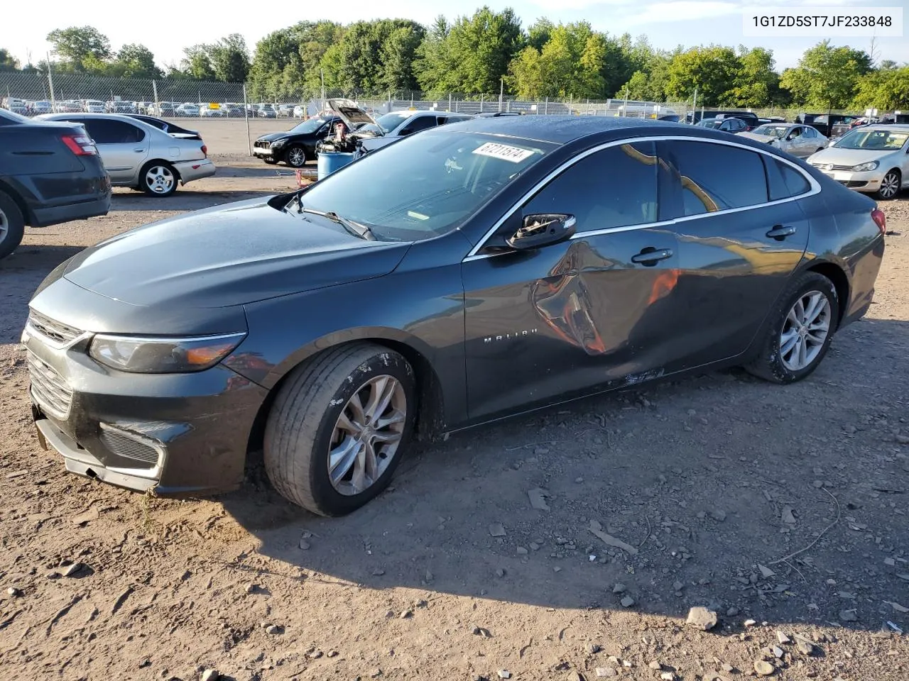 2018 Chevrolet Malibu Lt VIN: 1G1ZD5ST7JF233848 Lot: 67211574