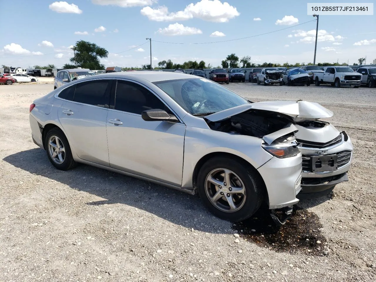 1G1ZB5ST7JF213461 2018 Chevrolet Malibu Ls