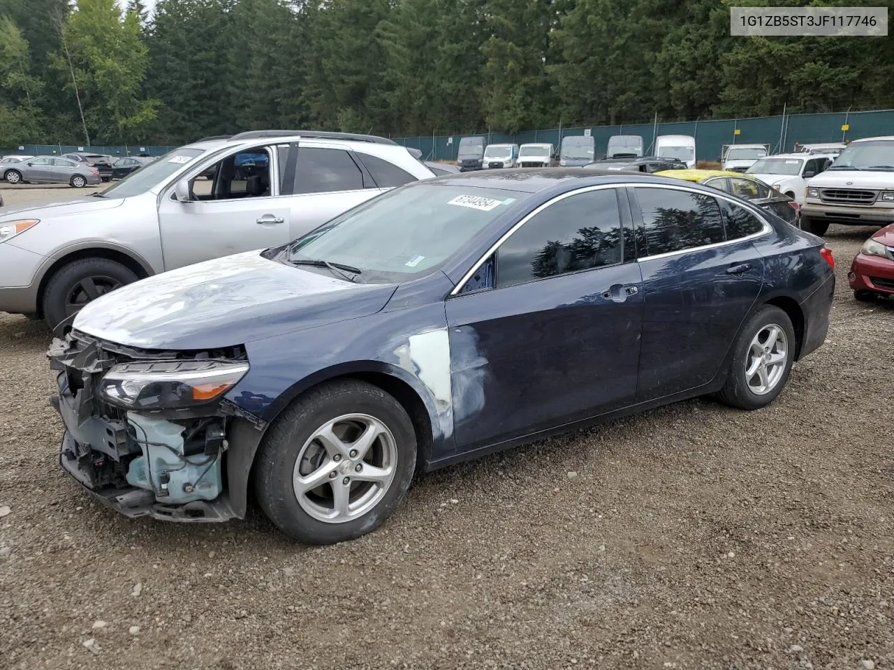 2018 Chevrolet Malibu Ls VIN: 1G1ZB5ST3JF117746 Lot: 67344954