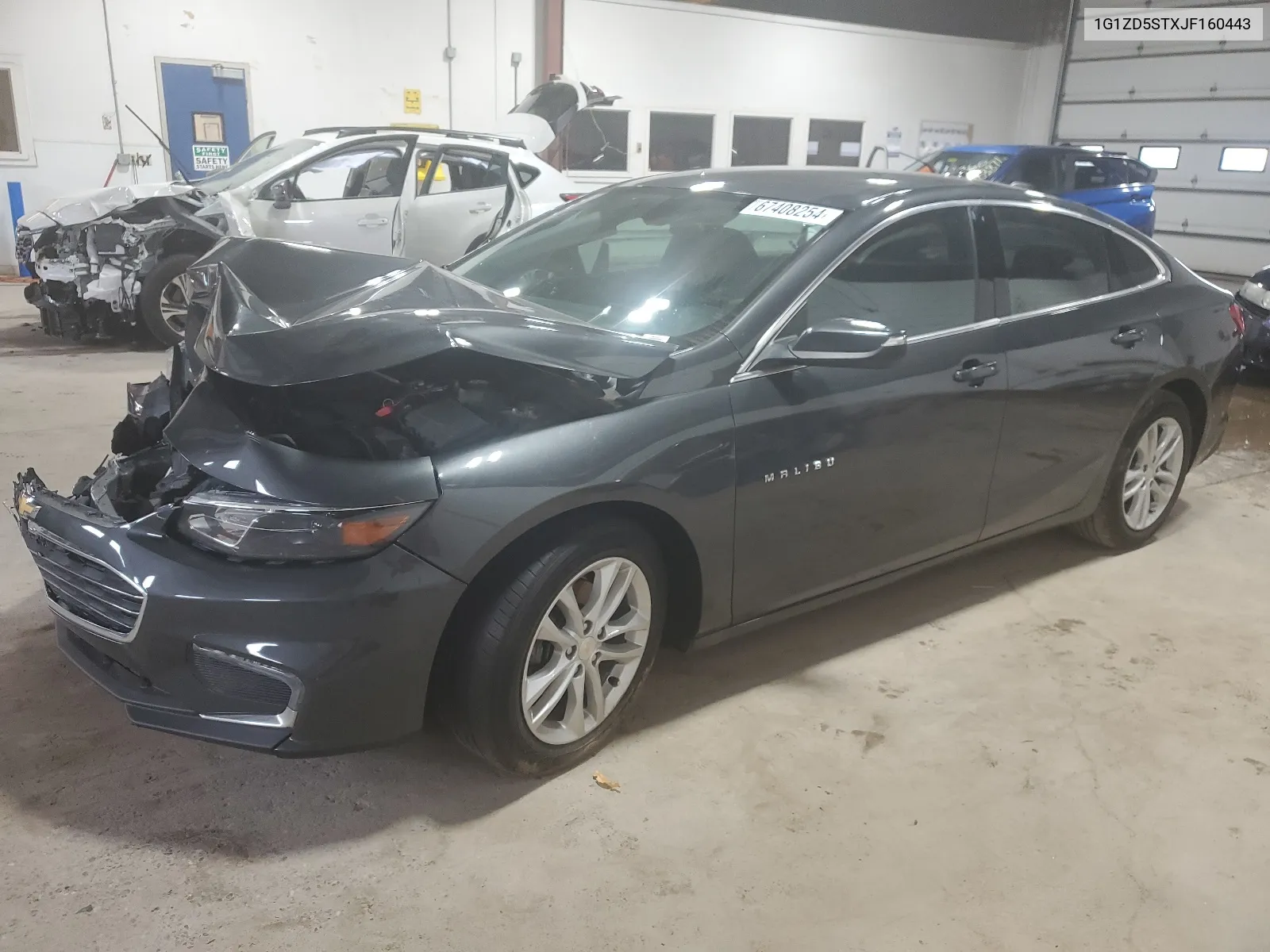 1G1ZD5STXJF160443 2018 Chevrolet Malibu Lt