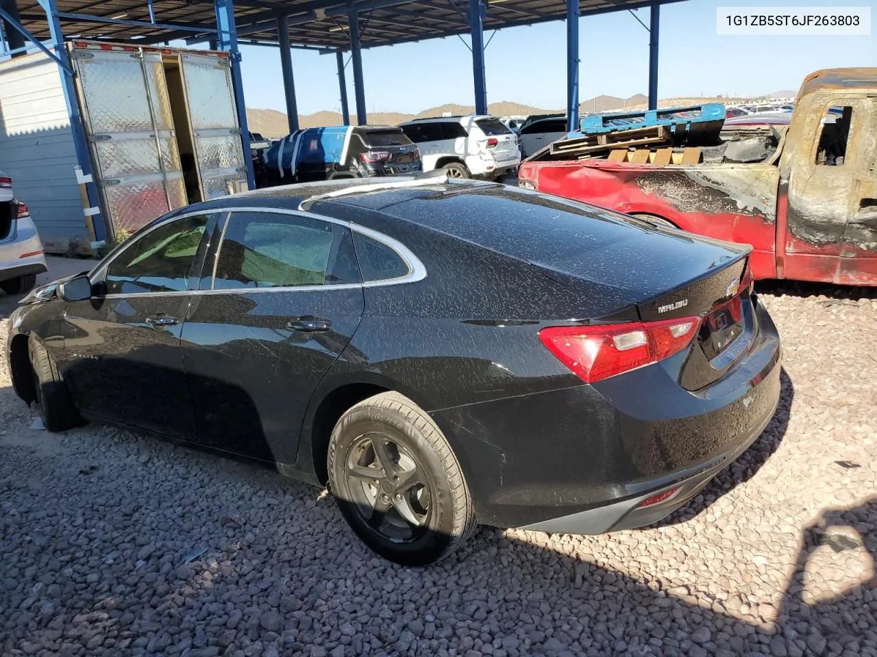 2018 Chevrolet Malibu Ls VIN: 1G1ZB5ST6JF263803 Lot: 67502884