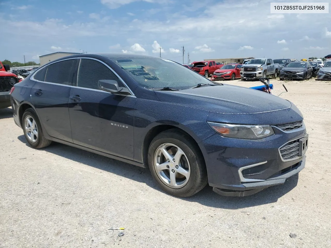 2018 Chevrolet Malibu Ls VIN: 1G1ZB5ST0JF251968 Lot: 67600084