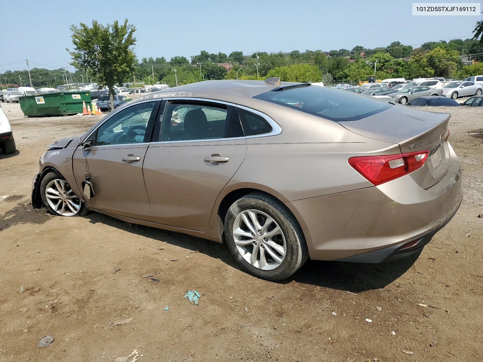 2018 Chevrolet Malibu Lt VIN: 1G1ZD5STXJF169112 Lot: 67654744