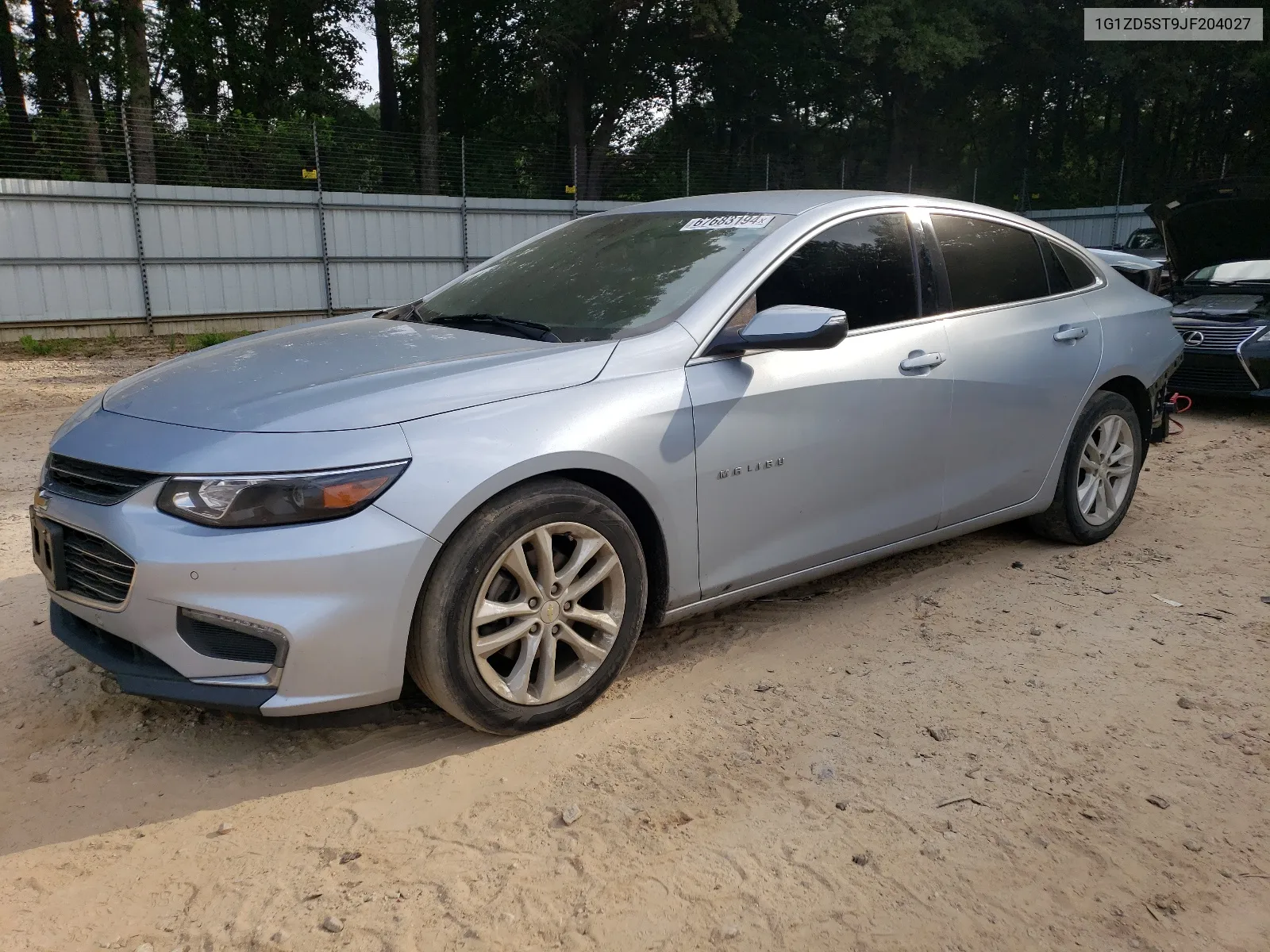 2018 Chevrolet Malibu Lt VIN: 1G1ZD5ST9JF204027 Lot: 67683194