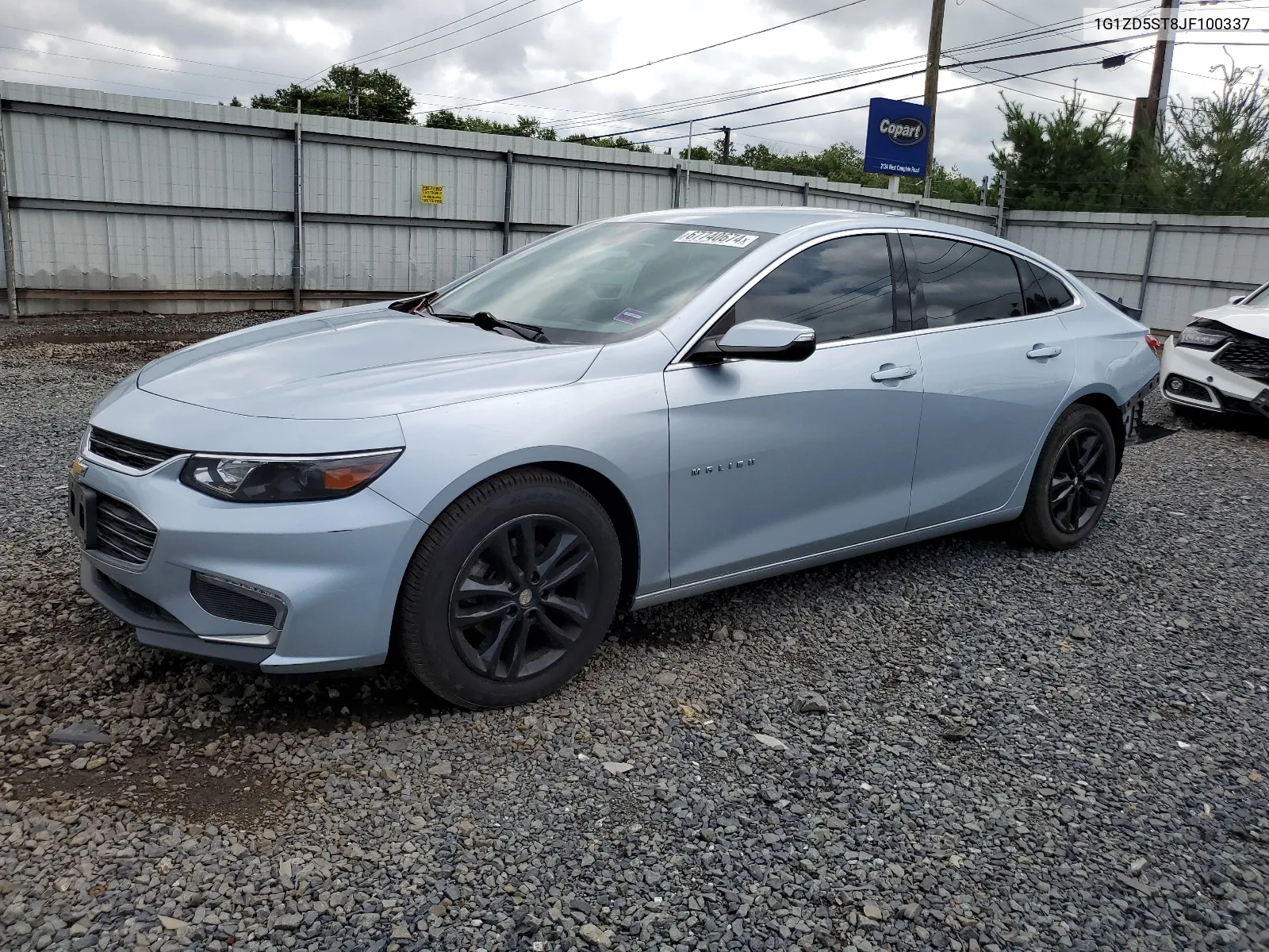 2018 Chevrolet Malibu Lt VIN: 1G1ZD5ST8JF100337 Lot: 67740674