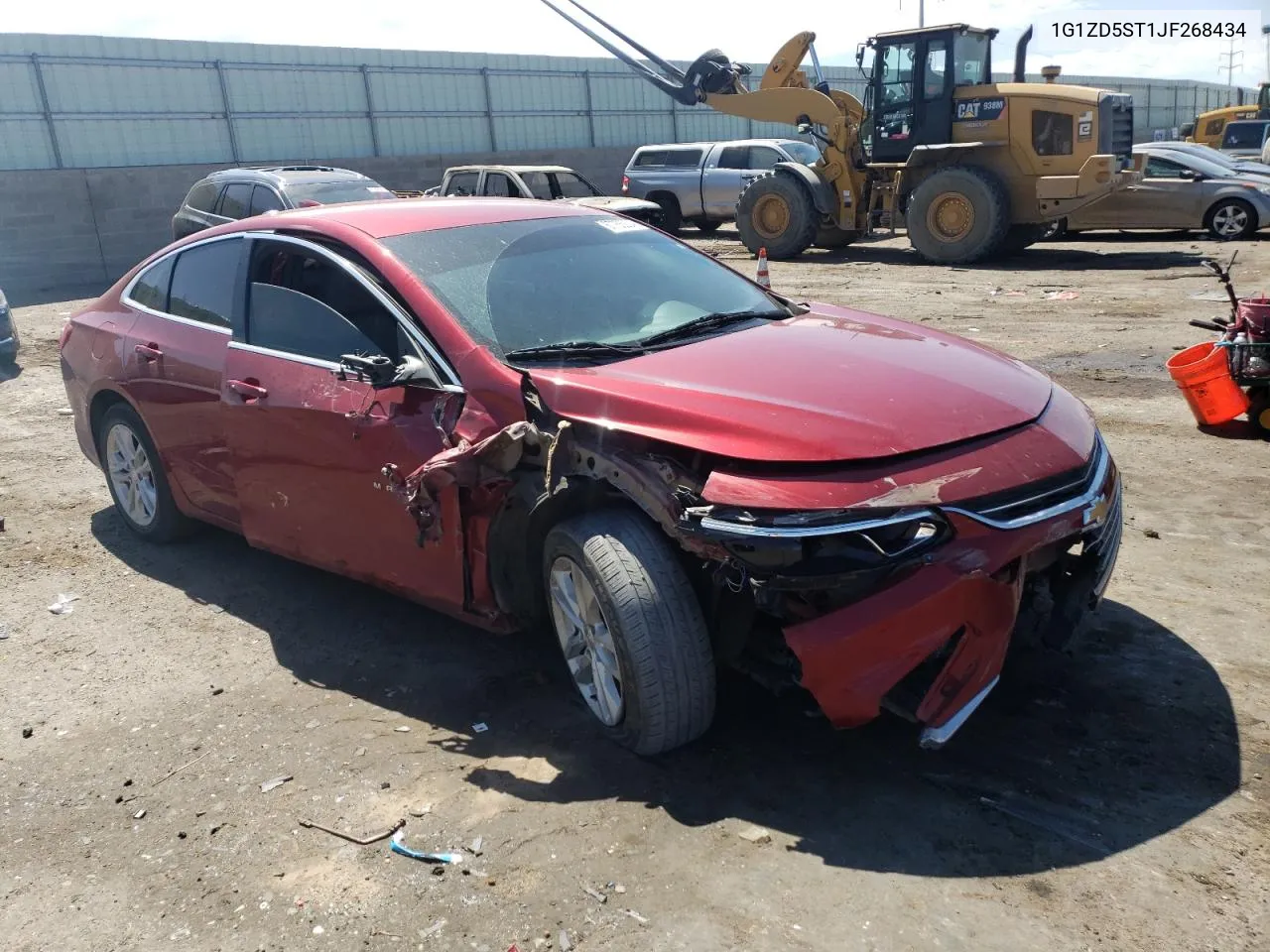 2018 Chevrolet Malibu Lt VIN: 1G1ZD5ST1JF268434 Lot: 67755204