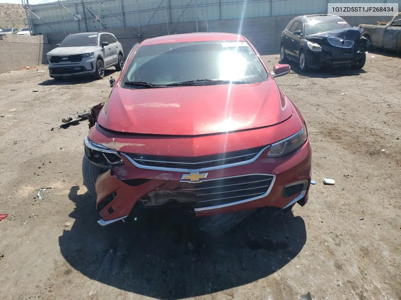 2018 Chevrolet Malibu Lt VIN: 1G1ZD5ST1JF268434 Lot: 67755204