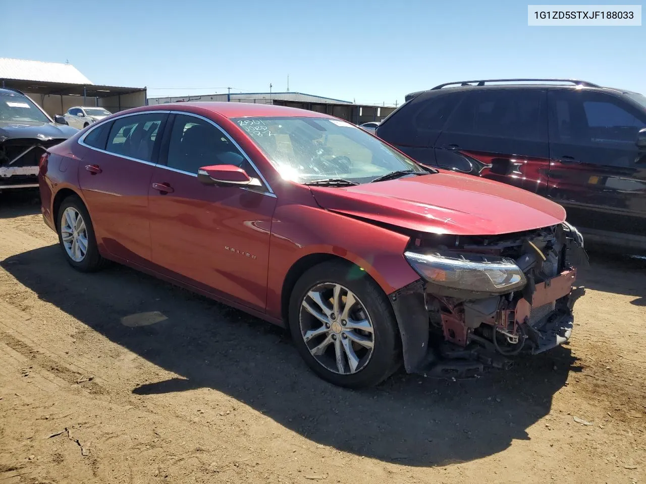 2018 Chevrolet Malibu Lt VIN: 1G1ZD5STXJF188033 Lot: 68015524