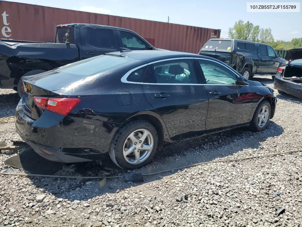 2018 Chevrolet Malibu Ls VIN: 1G1ZB5ST2JF155789 Lot: 68156834