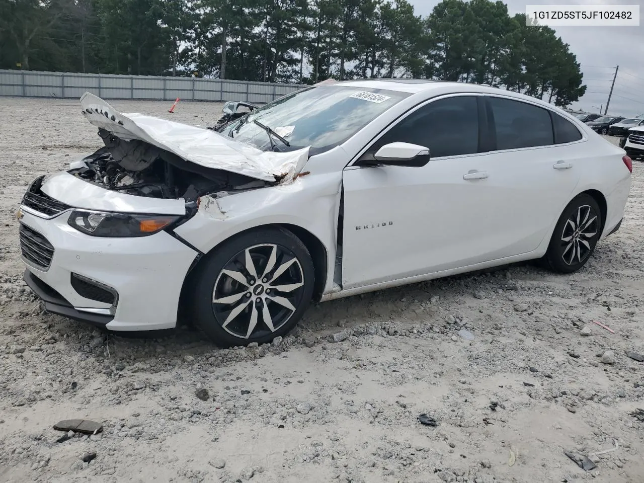 2018 Chevrolet Malibu Lt VIN: 1G1ZD5ST5JF102482 Lot: 68181524