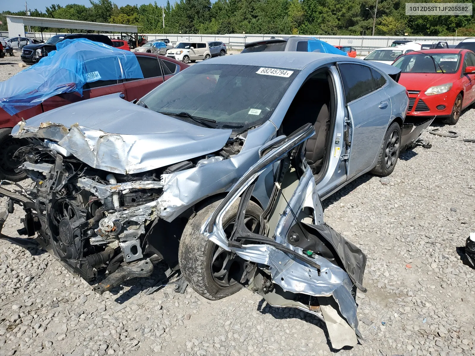 2018 Chevrolet Malibu Lt VIN: 1G1ZD5ST1JF205382 Lot: 68245794