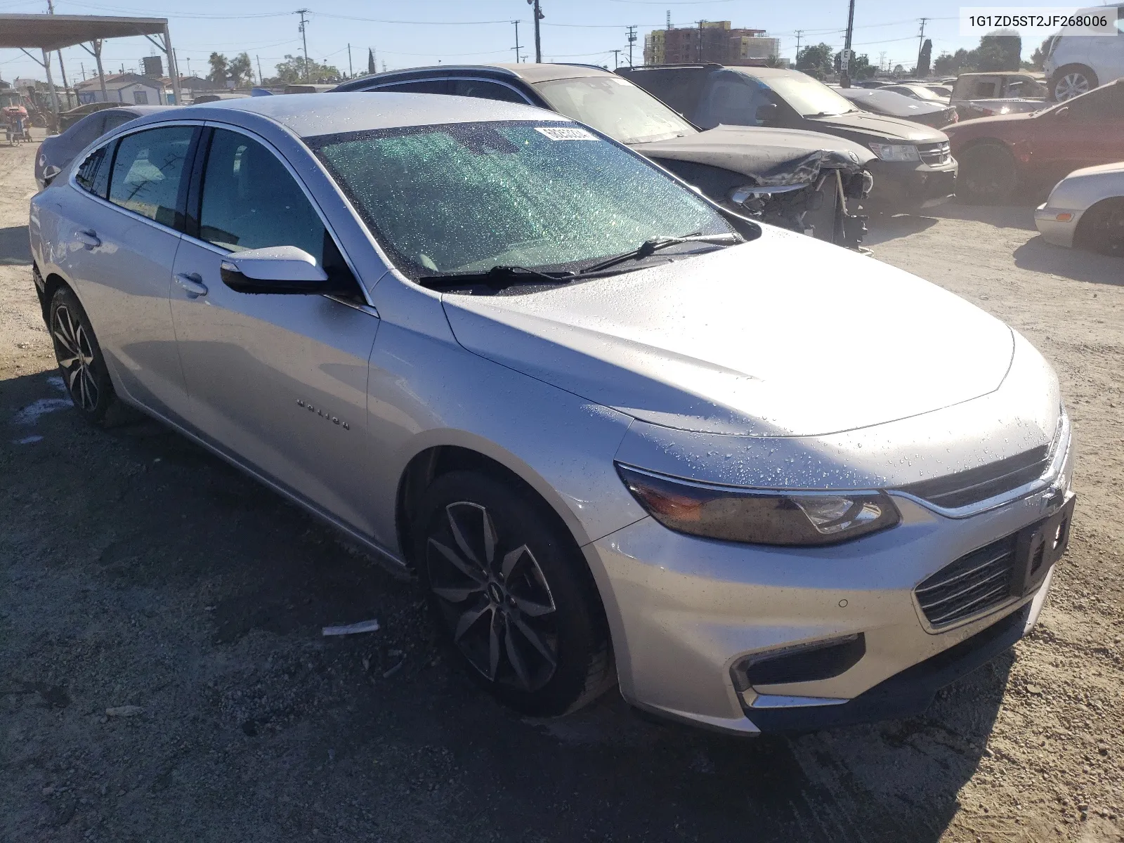 2018 Chevrolet Malibu Lt VIN: 1G1ZD5ST2JF268006 Lot: 68253234