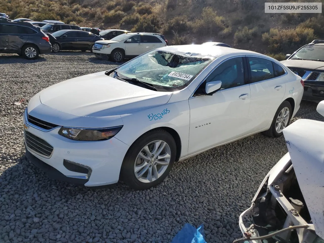 2018 Chevrolet Malibu Hybrid VIN: 1G1ZF5SU9JF255305 Lot: 68290754