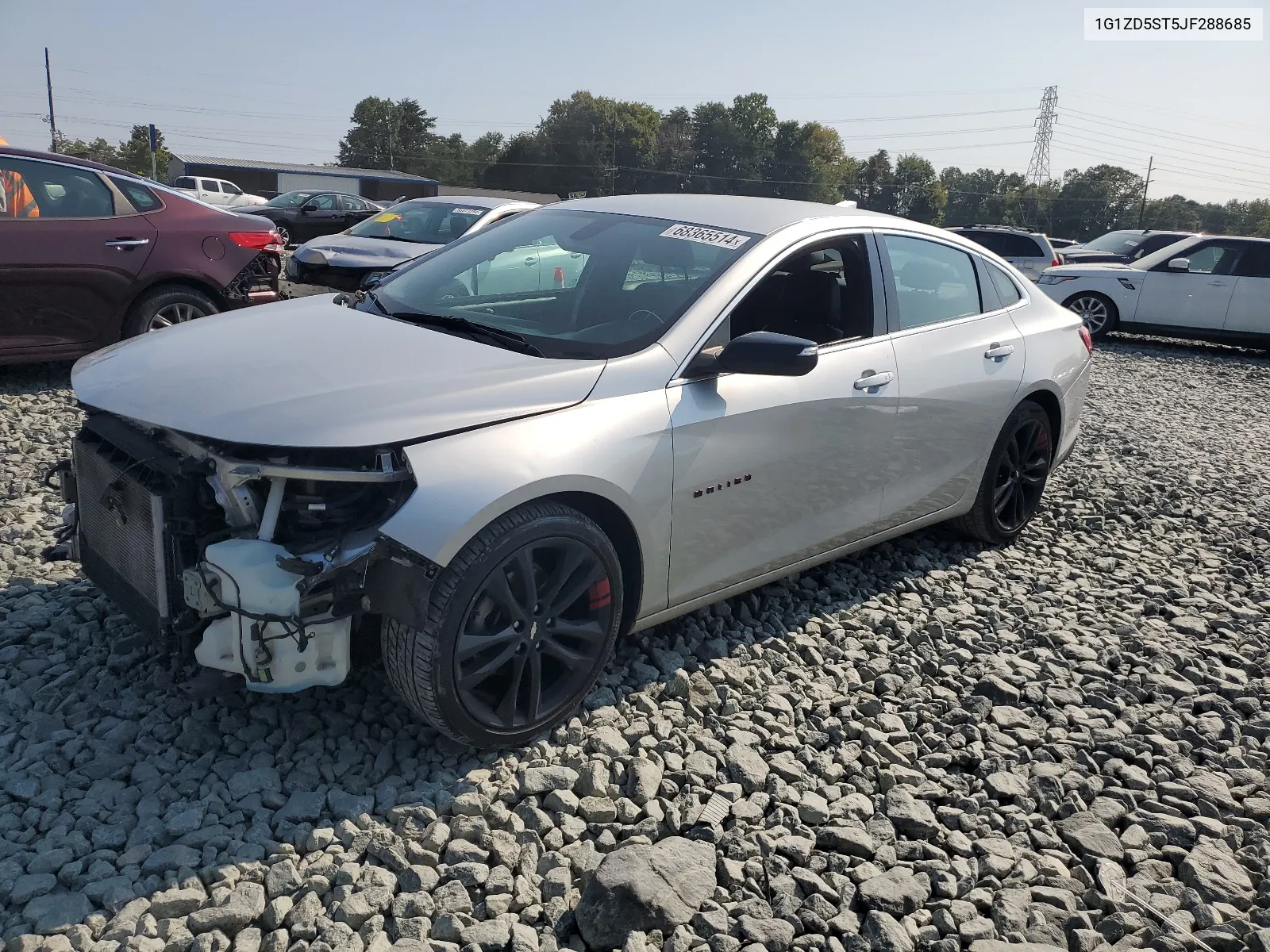 2018 Chevrolet Malibu Lt VIN: 1G1ZD5ST5JF288685 Lot: 68365514