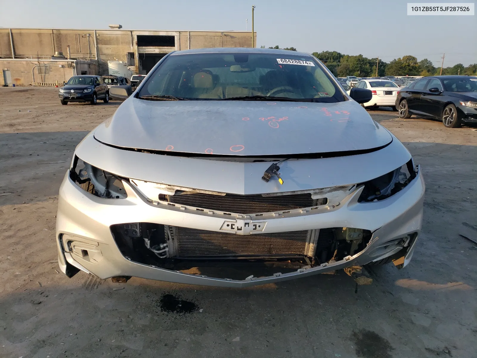 2018 Chevrolet Malibu Ls VIN: 1G1ZB5ST5JF287526 Lot: 68428874