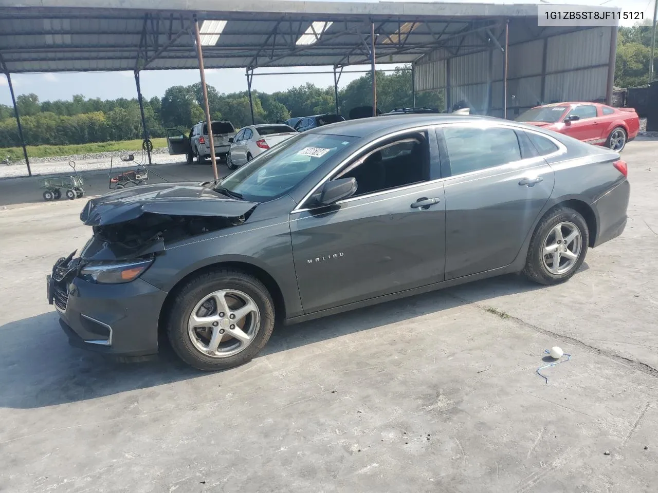 2018 Chevrolet Malibu Ls VIN: 1G1ZB5ST8JF115121 Lot: 68466184