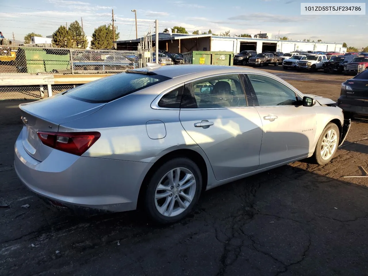 2018 Chevrolet Malibu Lt VIN: 1G1ZD5ST5JF234786 Lot: 68481034