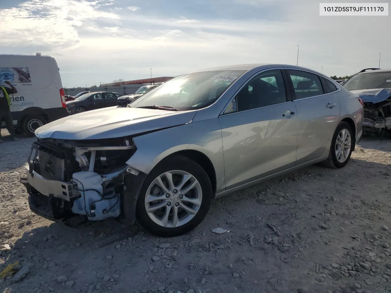 2018 Chevrolet Malibu Lt VIN: 1G1ZD5ST9JF111170 Lot: 68566264