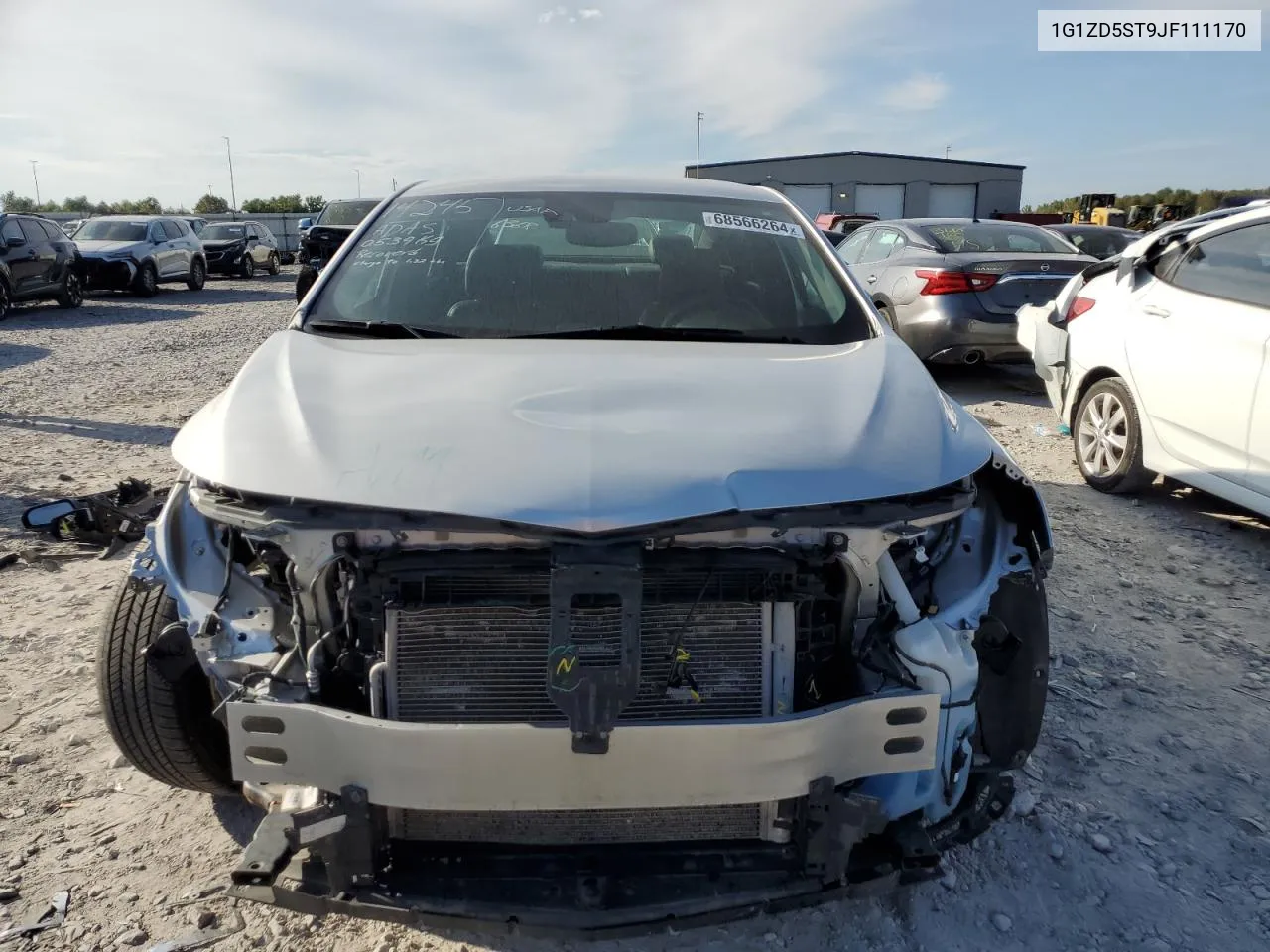 2018 Chevrolet Malibu Lt VIN: 1G1ZD5ST9JF111170 Lot: 68566264